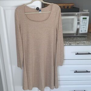 Old Navy SET OF 2 Ribbed Knit Long Sleeve Dresses Size L